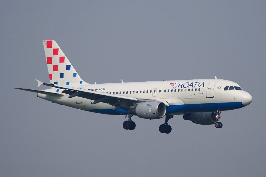 Croatia Airlines airplane